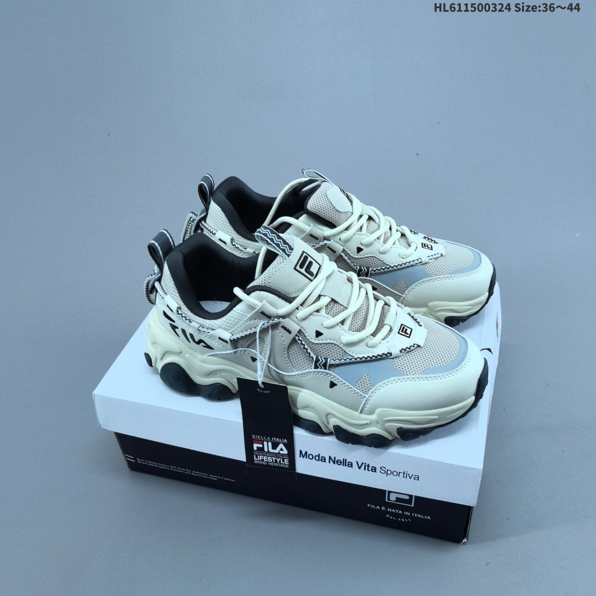 FILA FLUID 5 Cat Paw Low-Top Sneakers F62M532194FBK