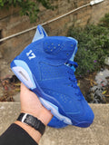 Jordan Air Jordan 6 Blue High-Top Sneakers