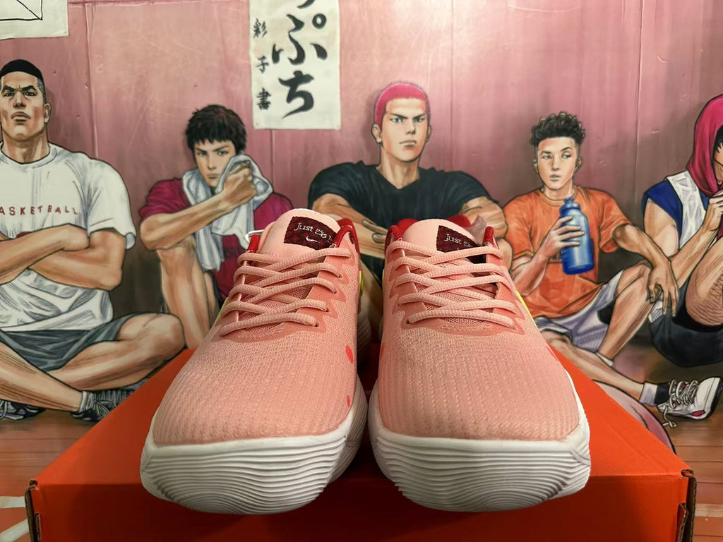 Nike Basketball Shoes in Pink and Volt