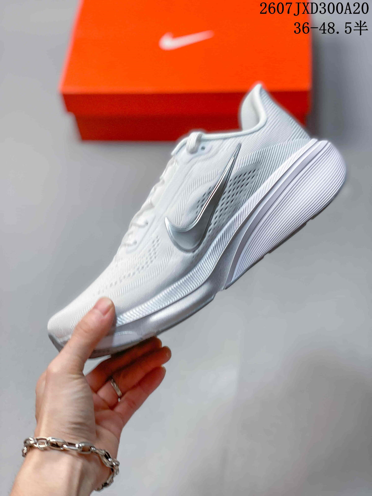 Nike Air Zoom Pegasus 42 White Running Sneakers JXD300A20