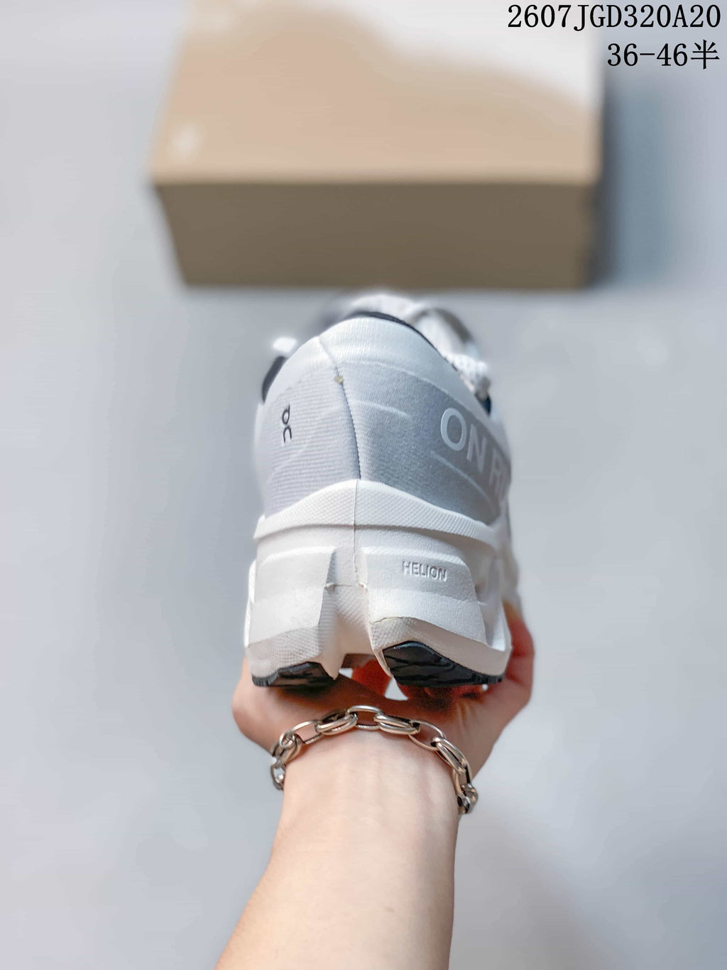 On Cloudmonster 3 White Black Running Sneakers 2607JGD320A20