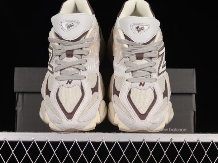 New Balance U9060FNA Sneakers in Cream and Brown