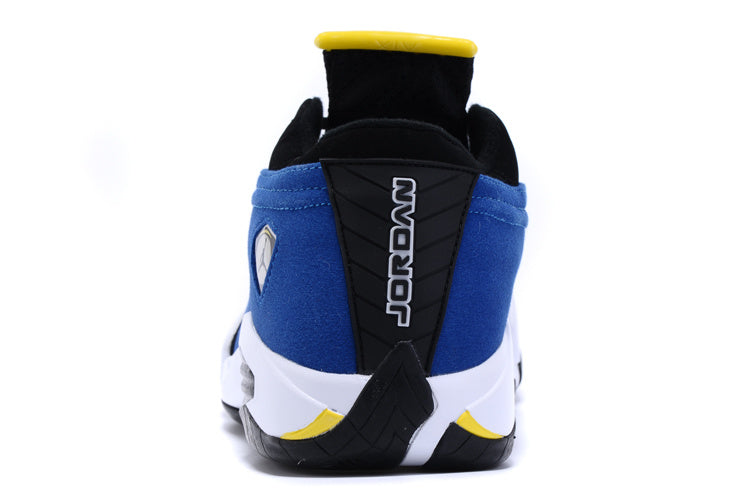 Jordan 14 Low Sneakers in White and Black