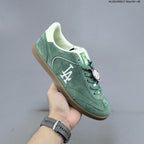 MLB Clubbie SD Low-Top Sneakers, White and Green