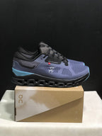On Cloudstratus 3 Running Shoes, Black and Blue