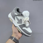 Off-White Arrows Low-Top Sneakers in White and Grey