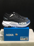 HOKA Mafate X Trail Running Shoes in Black and Blue