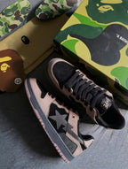 BAPE SK8 Sta Sneakers Black and Pink 1H80-191-016