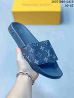 Louis Vuitton Monogram Platform Slide Sandals