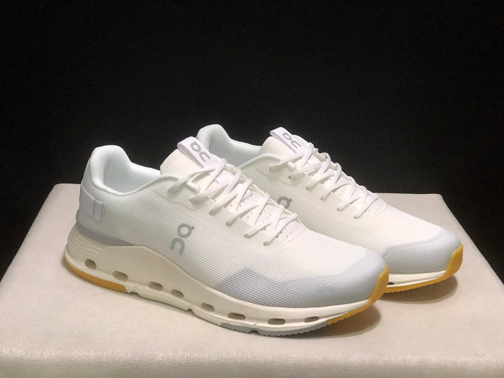 On Cloudnova Form 2 Sneakers White and Gray