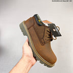 CAT Brown Low-Cut Lace-Up Utility Boots HL041901115