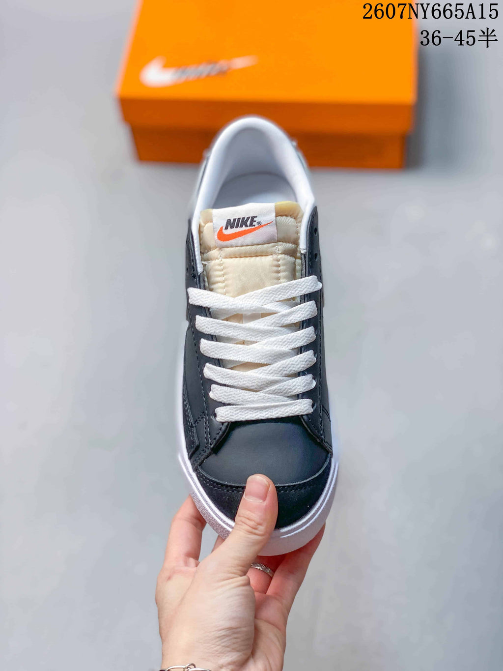 Nike Blazer Low Premium Black White CI9888-001 Sneakers