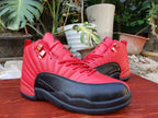 Air Jordan 12 High-Top Sneakers in Red/Black or Black/Purple