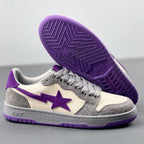 BAPE SK8 Sta Sneakers White Purple