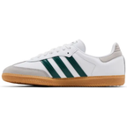 Adidas Originals Women's White/Green Samba OG Sneakers,  JI2724 (No Box)