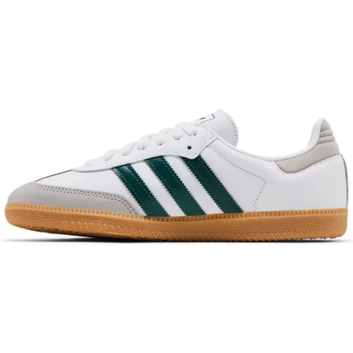 Adidas Originals Women's White/Green Samba OG Sneakers,  JI2724 (No Box)