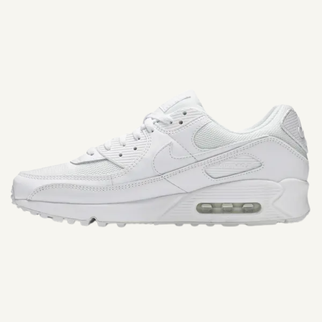 Nike Men's Triple White Air Max 90 Sneakers, CN8490 100
