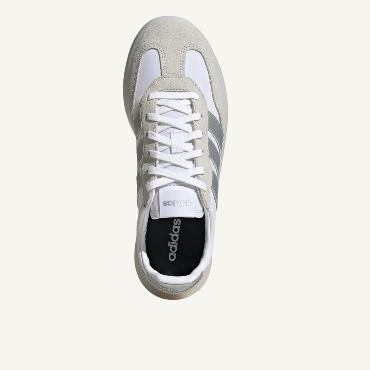 Adidas Women's White/Matte Silver Barreda Decode Sneakers, JI2321 (No Box)