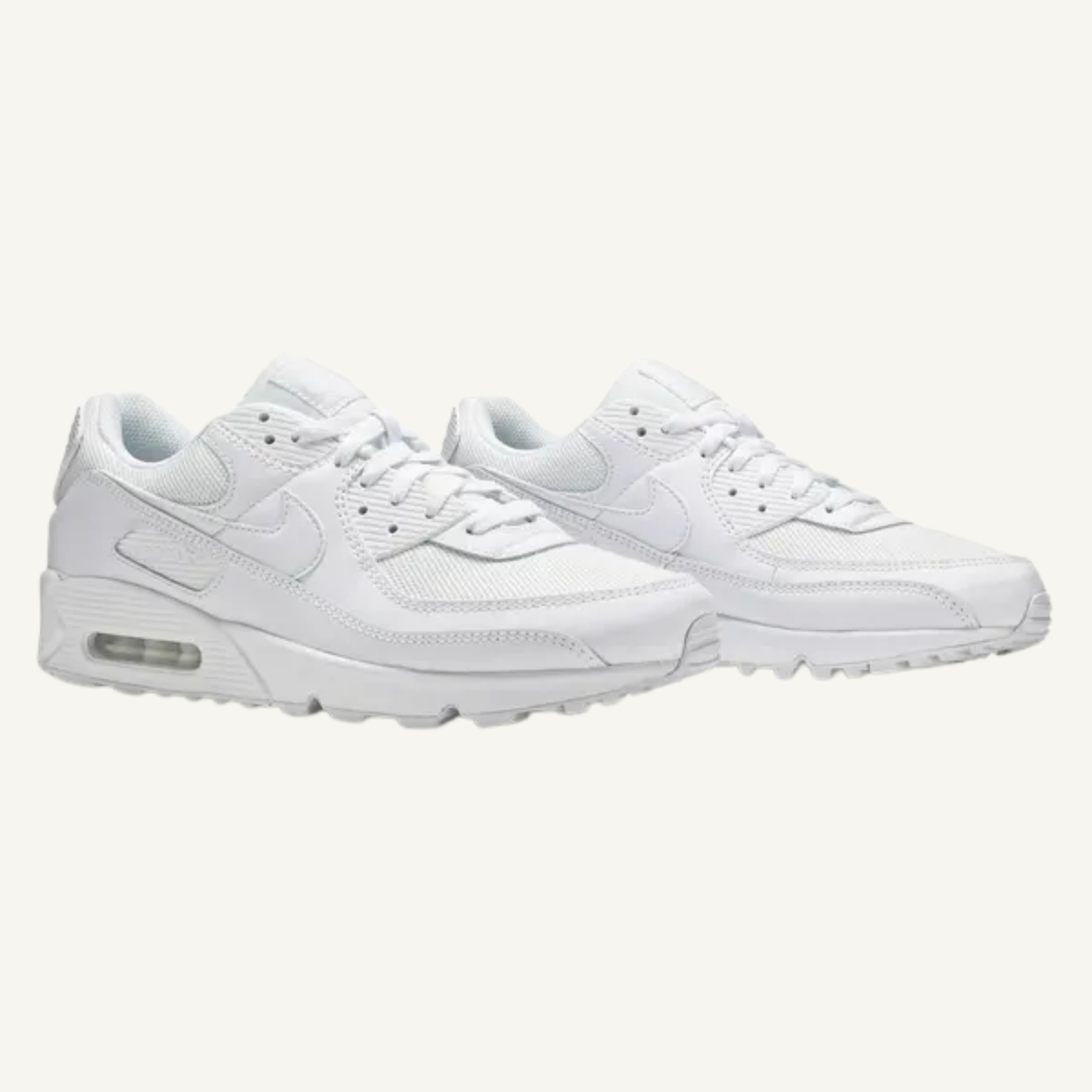 Nike Men's Triple White Air Max 90 Sneakers, CN8490 100