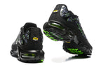 Nike Air Max Plus Black and Green Pattern Sneakers 8909-706