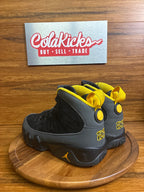 Jordan 9 Retro Dark Charcoal University Gold