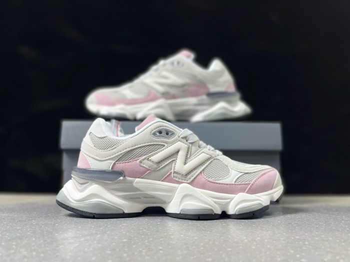 New Balance 9060 Sneakers in White and Pink U9060BM