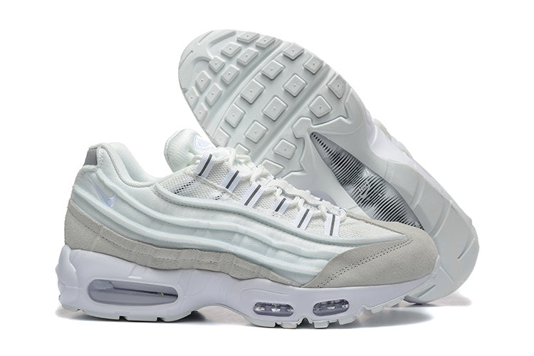 Nike Air Max 95 TT Sneakers in White and Light Grey