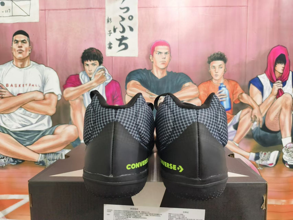 Converse Basketball Shoes in Black, Gray and Purple