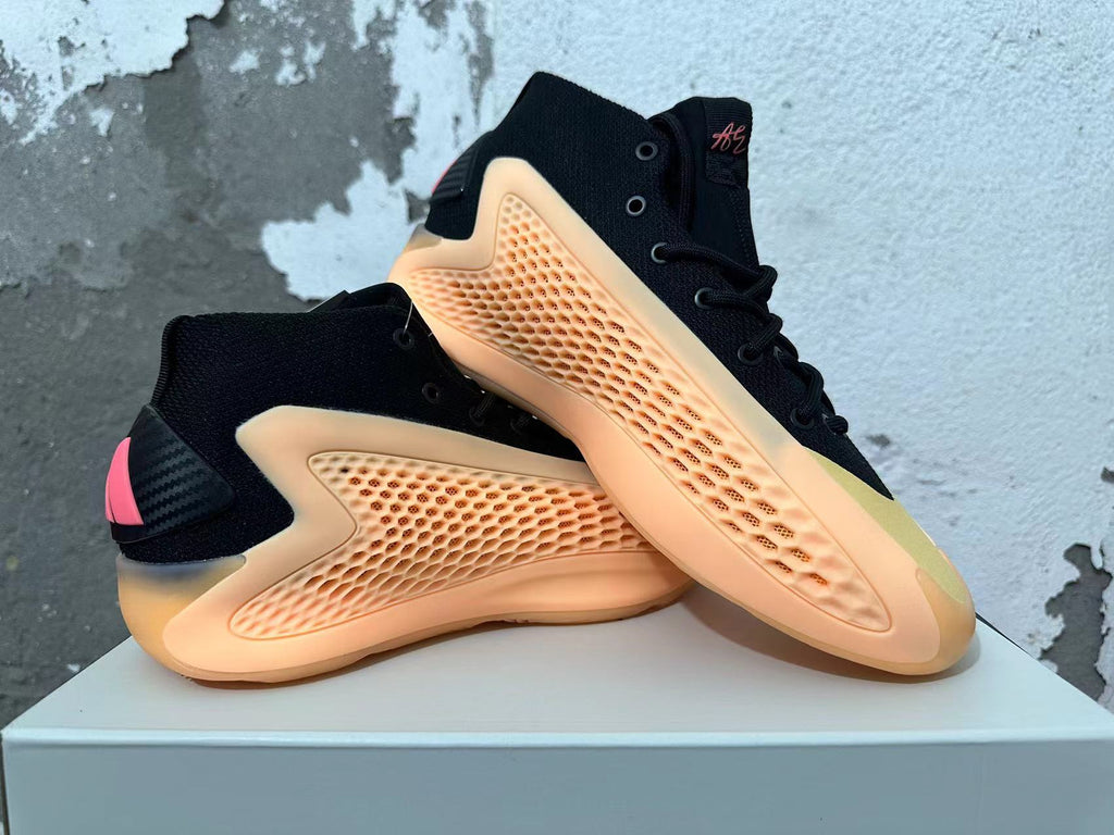 Adidas AE 1 Basketball Shoes Black and Orange
