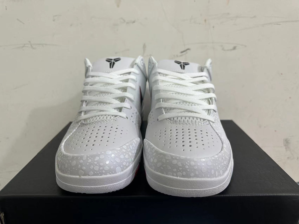 Nike Kobe 4 Protro White Basketball Shoes