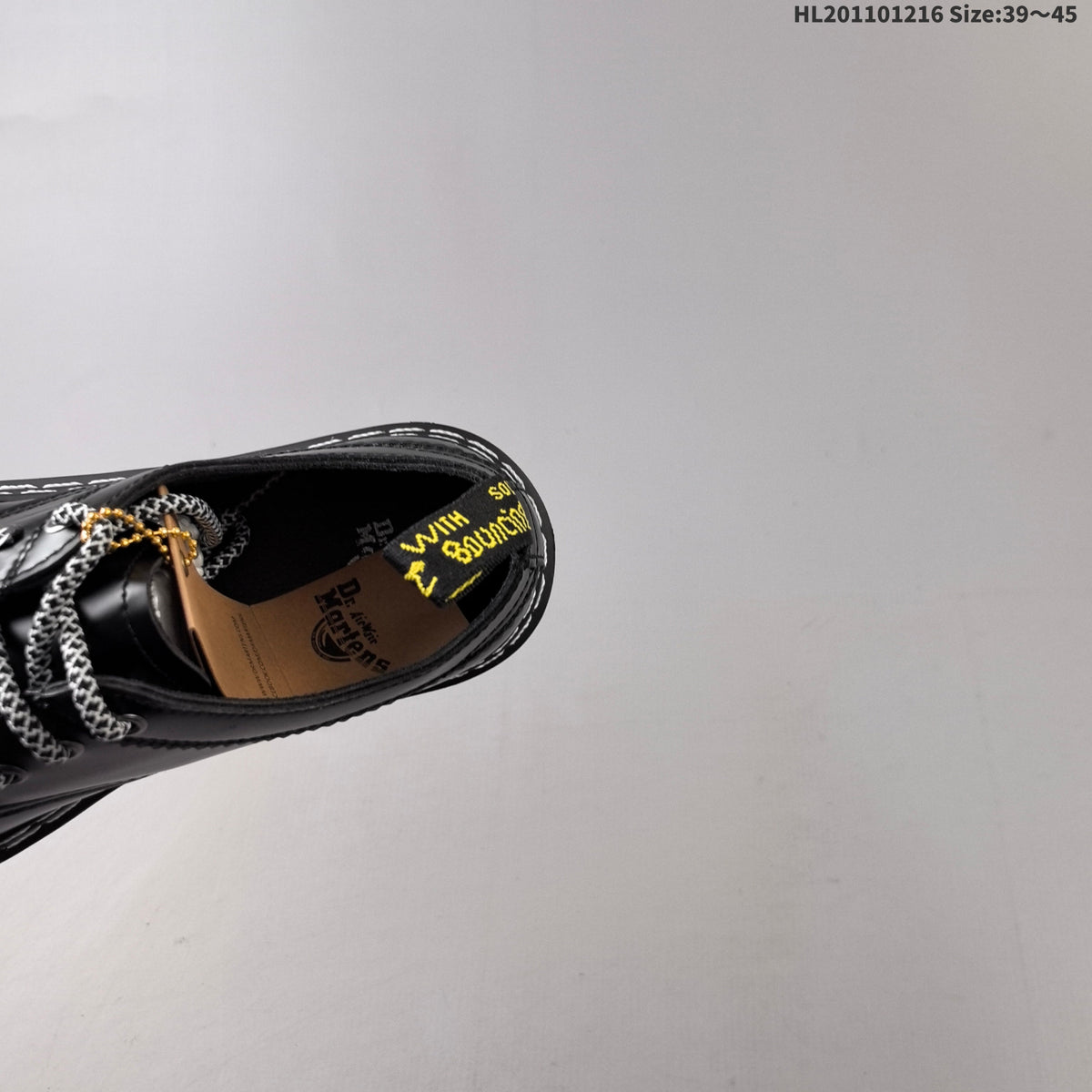 Dr. Martens Sinclair Black Platform Lace-Up Shoes
