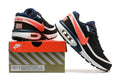 Nike Air Max Black and Coral Sneakers