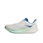 HOKA Mach Running Shoes in White, Blue and Mint
