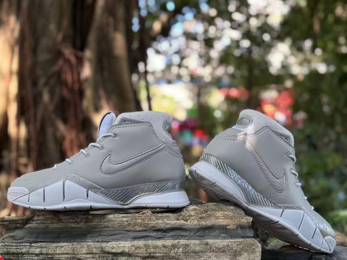 Nike Kobe 1 FTB Basketball Shoes in Grey