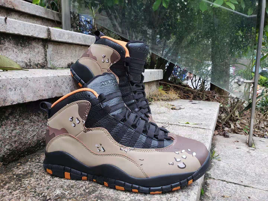 Air Jordan 10 Camo High-Top Sneakers