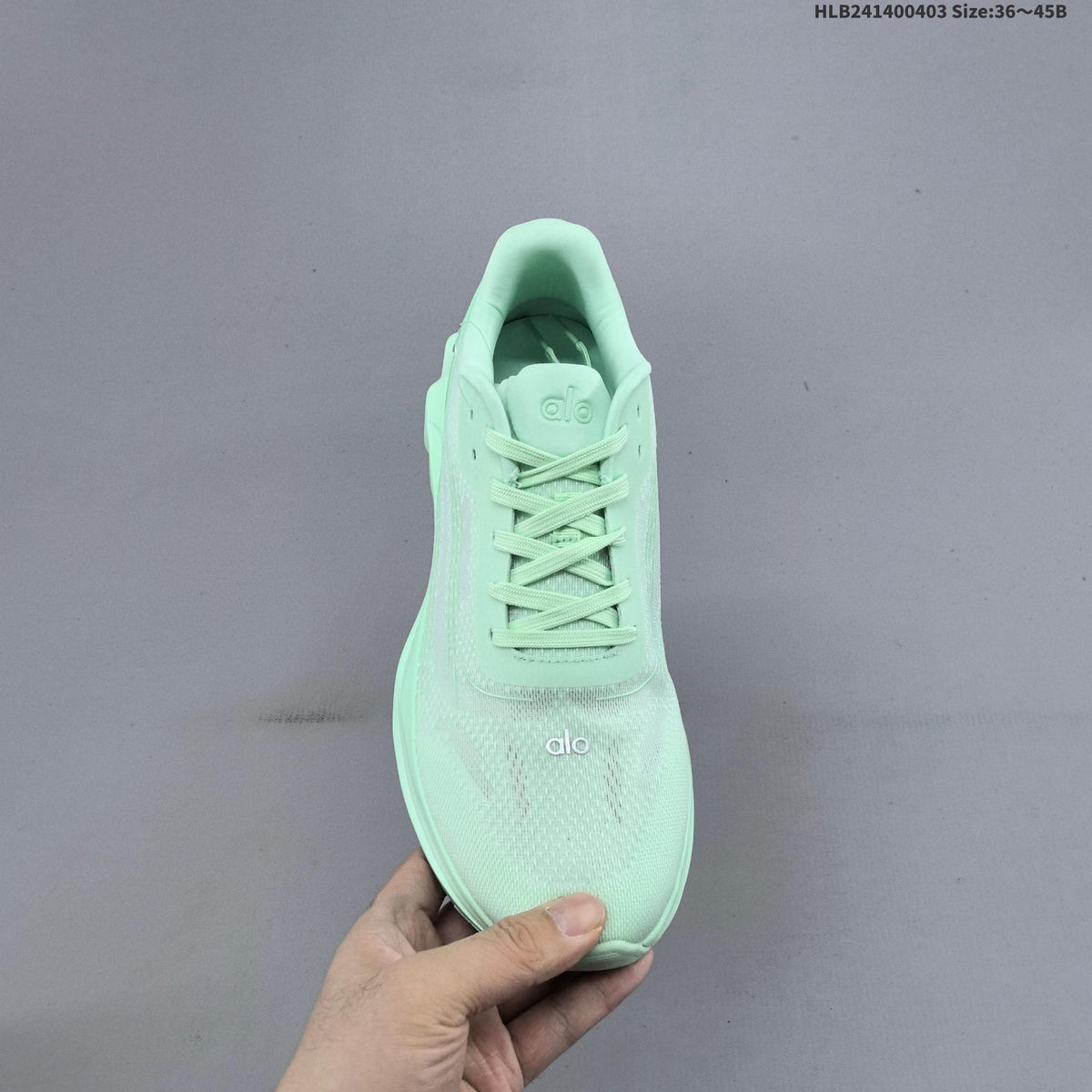 Alo Yoga Alo Runner Low-Top Sneakers in Mint Green