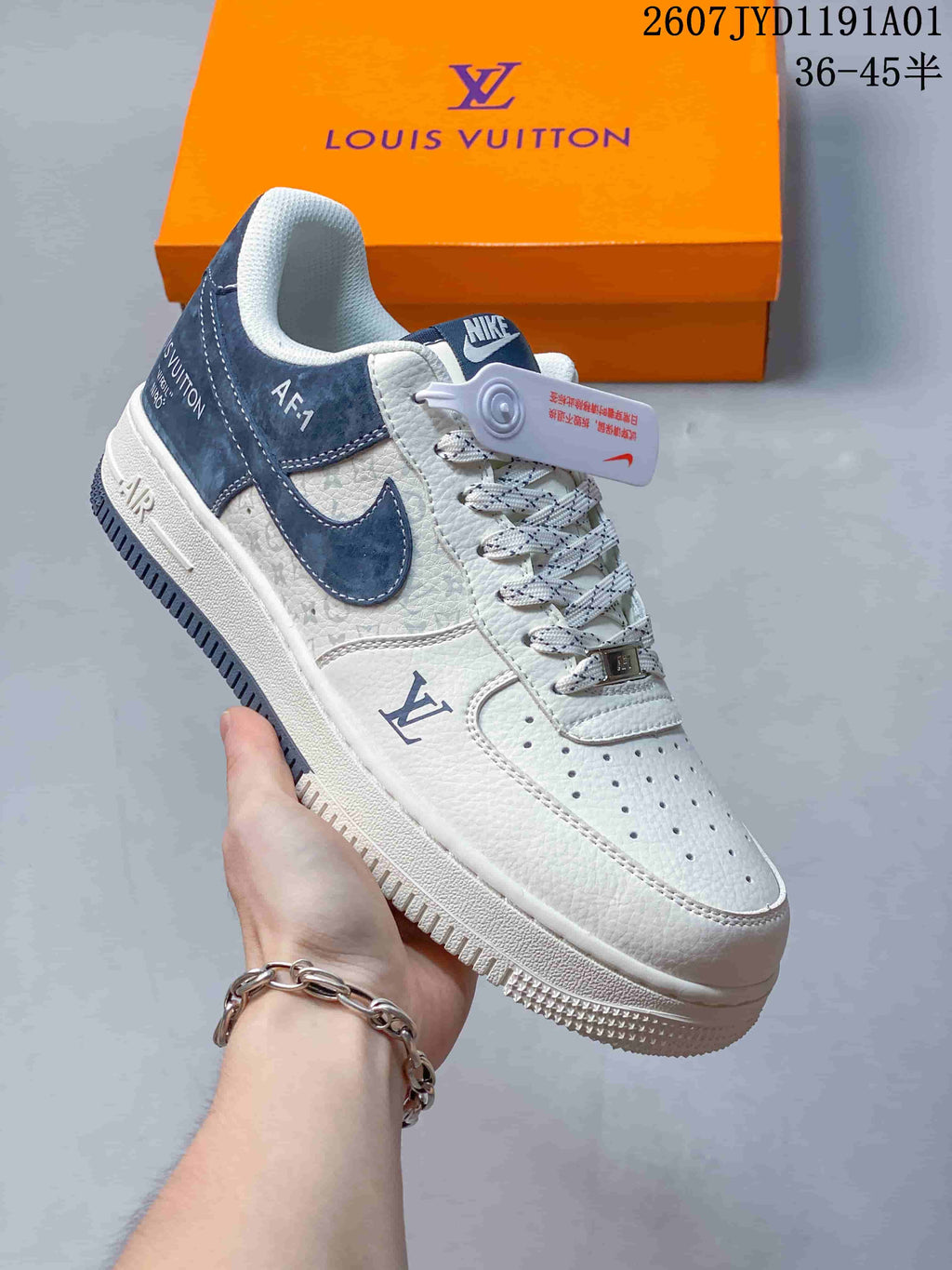 Nike Air Force 1 ’07 Low LV-Style Sneakers, Multicolor