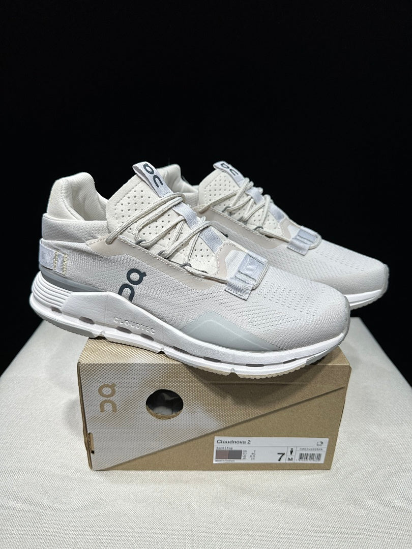 On Cloudnova 2 Sneakers in Light Gray