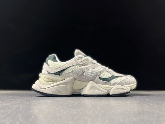 New Balance 9060 U9060EEG Sneakers in Cream and Green