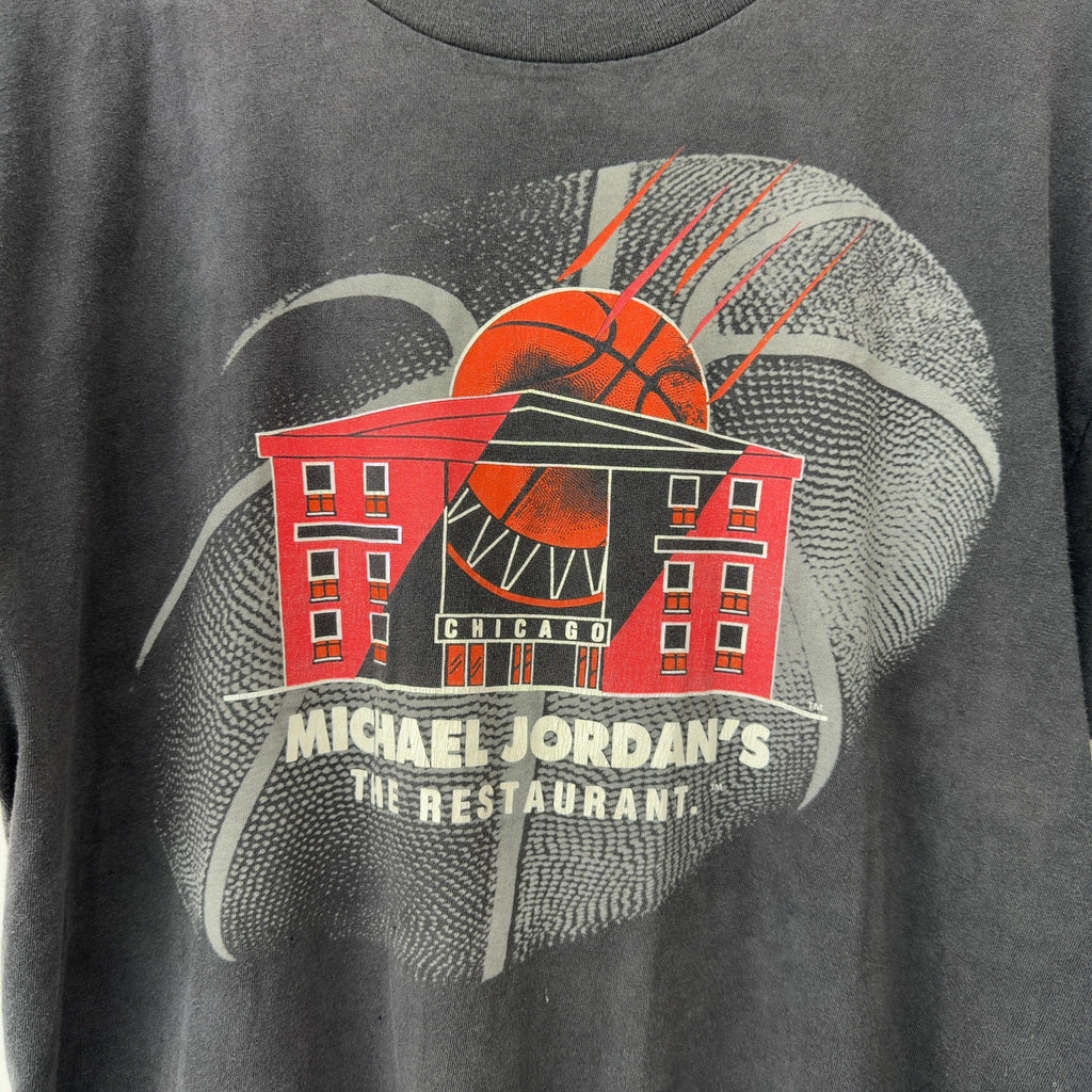 Vintage 90s Nike Michael Jordan Restaurant Tee Black