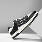 Aiviri Black and White Low-Top Sneakers FS003-004