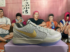 Nike Kobe 5 Basketball Shoes Grey Gold