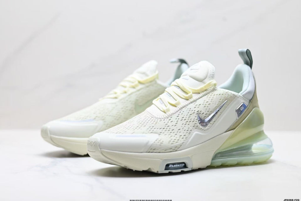 Nike Air Max 270 Sneakers in Ivory and Pale Green IO9884-001