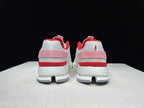 On Cloudnova Form 2 White and Red Sneakers