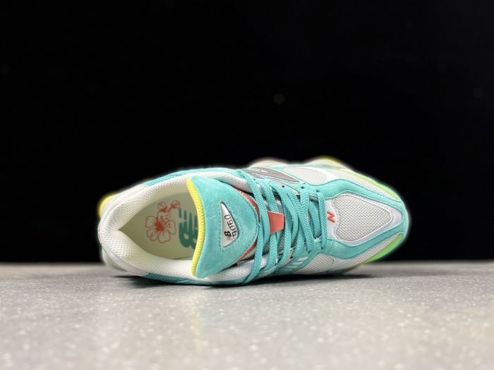 New Balance 9060DBT Sneakers in Teal and Green