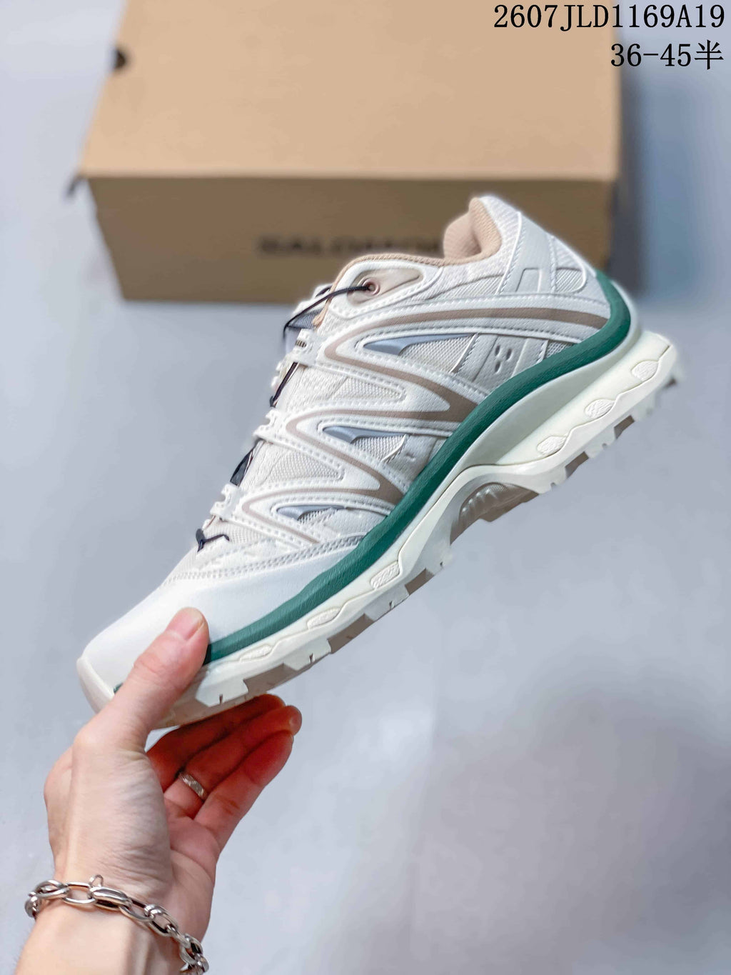 Salomon XT-Quest Trail Sneakers White Green 2607JLD1169A19