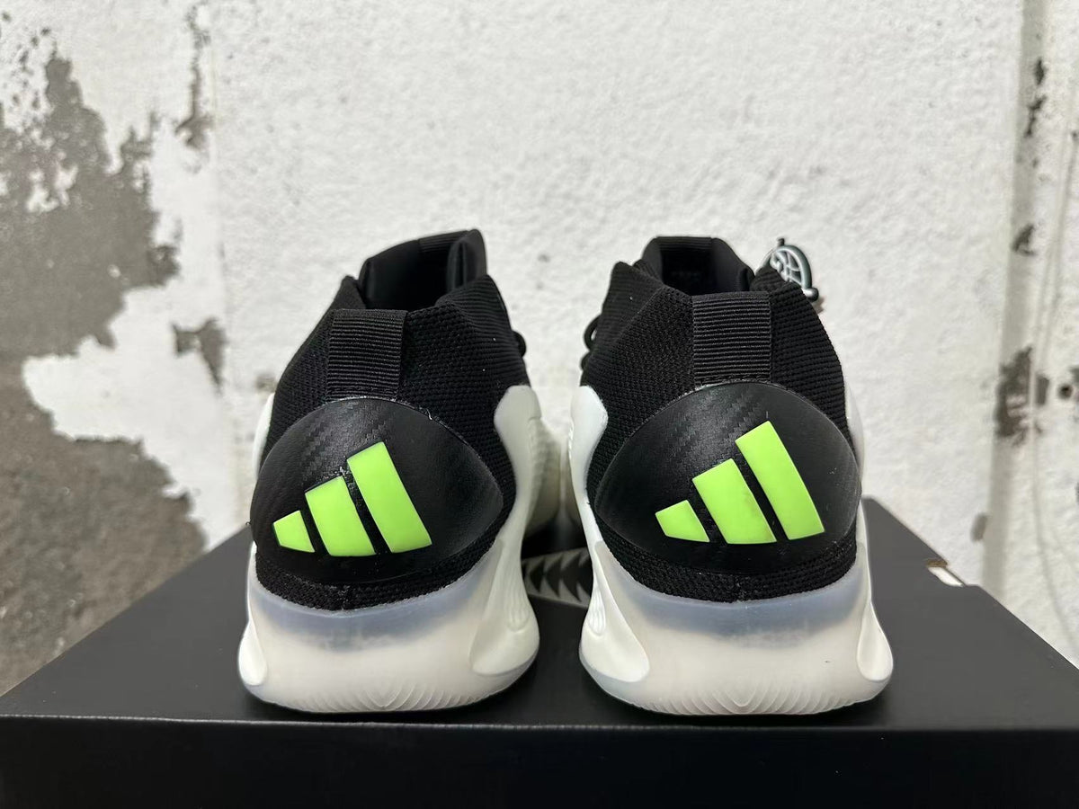 Adidas Basketball Sneakers in White, Black and Lime