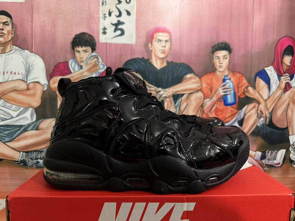 Nike Air More Uptempo Black High-Top Sneakers