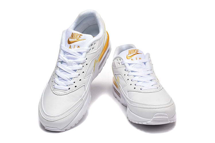 Nike Air Max Sneakers White and Gold