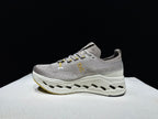 On Cloudsurfer Max Gray Beige Running Sneakers